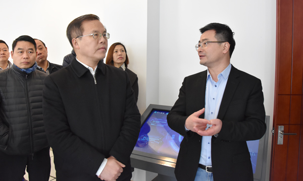 杭州市委常委、余杭区委书记毛溪浩一行莅临我司考察调研