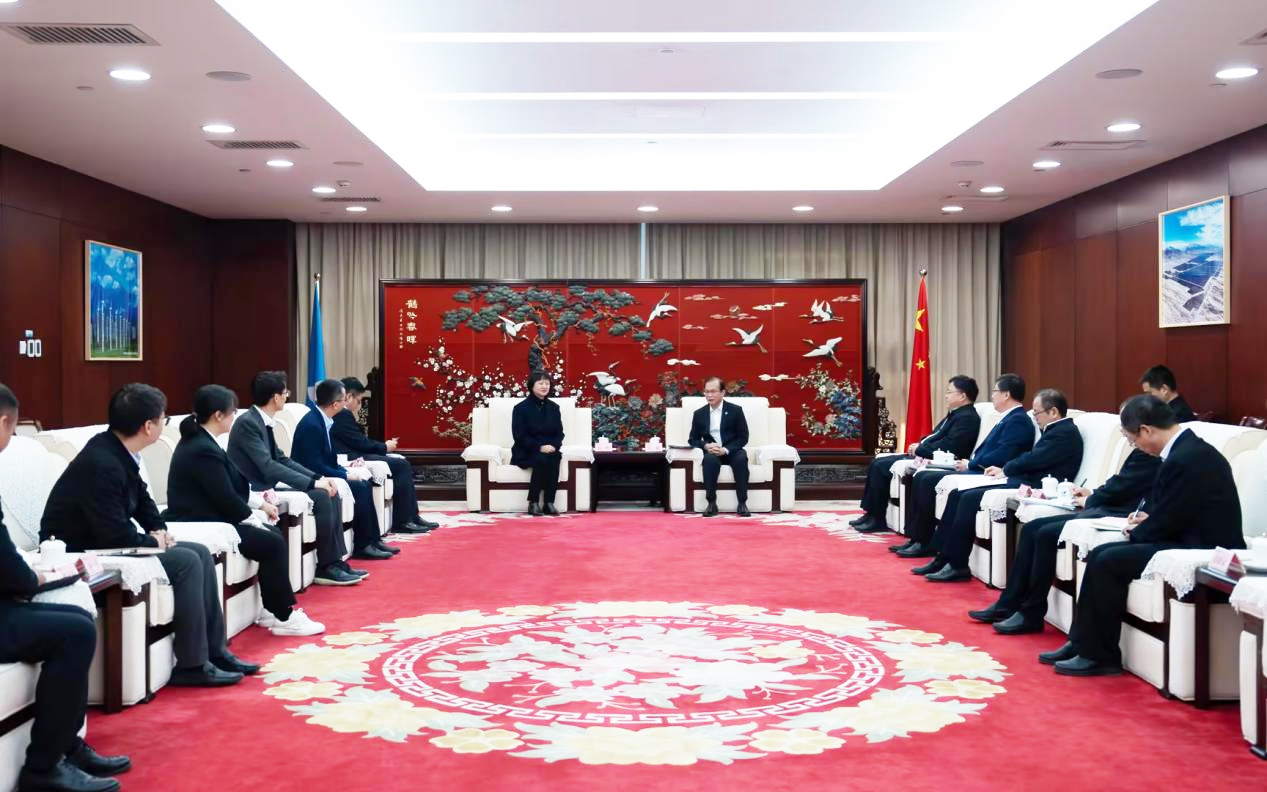 兴发娱乐股份董事长高玲拜访中国华电董事长江毅