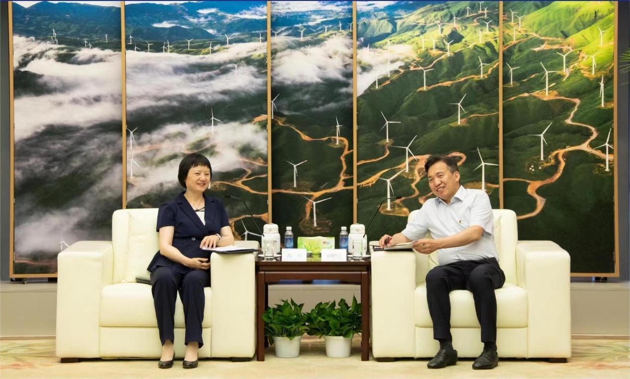 高玲拜访国家电投党组书记、董事长刘明胜